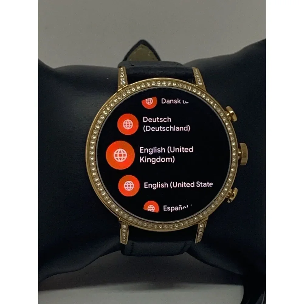 Fossil Gen 4 Authentic Digital Dial Smart Watch Custom Band FTW6015 QT500